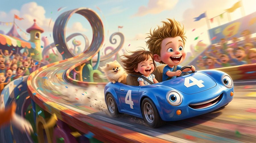 3D animated style